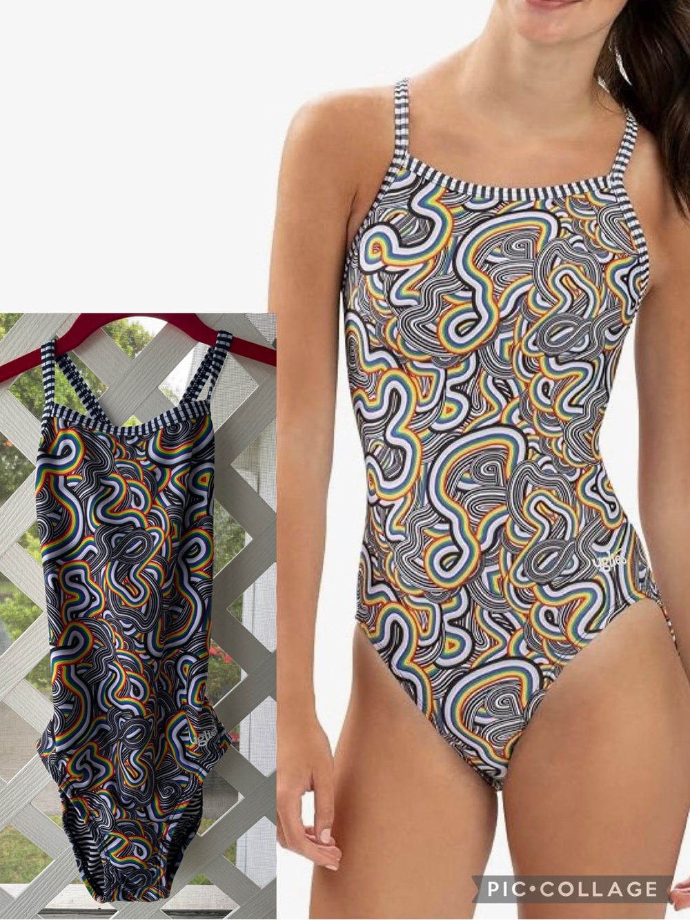 Uglies by Dolfin Embrace Athletic Training Practice Swimsuit 30/XS